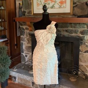 One shoulder mini dress